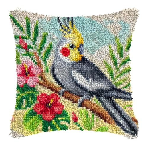 YOOTOM Knüpfhaken Kissen Kits für Kinder,DIY Knüpfteppich Zum Selber Knüpf-Sets Kissenbezug Teppich Stickerei Set,Christmas Latch Hook Pillowcase Kits 43x43cm YOOTOM Knüpfhaken Kissen Kits für Kinder,DIY Knüpfteppich Zum Selber Knüpf-Sets Kissenbezug Teppich Stickerei Set,Christmas Latch Hook Pillowcase Kits 43x43cm von YOOTOM