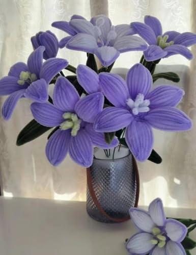 YOOTOM Lila Lilie Blume Blumenstrauß Pfeifenreiniger Blumenset, 400 Pfeifenreiniger Chenilledraht Pfeifenreiniger Chenille Stiele Blume YOOTOM Lila Lilie Blume Blumenstrauß Pfeifenreiniger Blumenset, 400 Pfeifenreiniger Chenilledraht Pfeifenreiniger Chenille Stiele Blume von YOOTOM