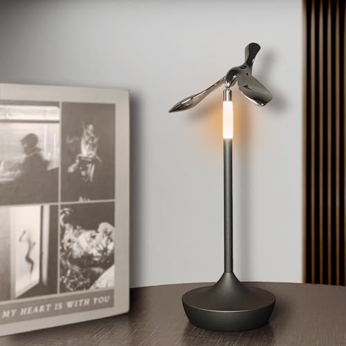Tischlampe Kabellos Akku,Wiederaufladbare bequeme Tischlampe Flying Bird Flaschenöffner,Touch Tischleuchte Dimmbar für Outdoor Nachttisch Schreibtischlampe,verstellbar,Schreibtisch,Schlafstätten,Cafés von YOOWARM