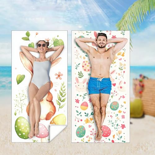 Strandtuch 2er Set 220x100 cm Mikrofaser Handtuch XXL Strandhandtuch Zubehör, Kaninchen Microfaser Handtücher Leicht und Schnelltrocknend, für Damen Herren Reise Urlaub Schwimmen Camping,Tier M-4416 Strandtuch 2er Set 220x100 cm Mikrofaser Handtuch XXL Strandhandtuch Zubehör, Kaninchen Microfaser Handtücher Leicht und Schnelltrocknend, für Damen Herren Reise Urlaub Schwimmen Camping,Tier M-4416 von YOOYLLCY