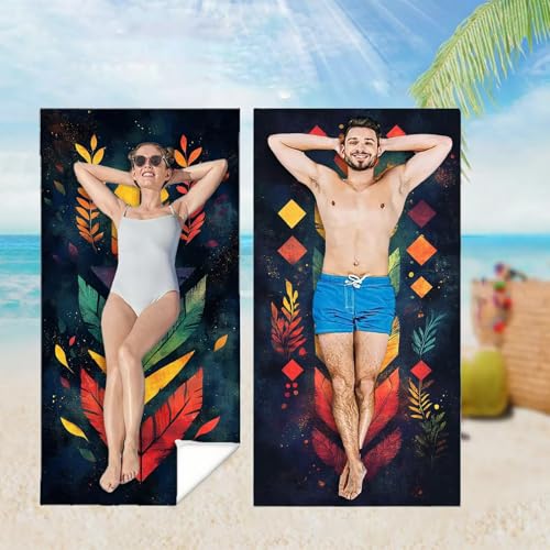 Strandtuch XXL 2er Set 80x180 cm, Schnelltrocknendes Mikrofaser Handtuch, Farbe Saunahandtuch Badetuch Blatt Microfaser Handtücher Kompakt und Sandfest, Schnelltrocknend Hamamtuch Strandlaken M-4025 Strandtuch XXL 2er Set 80x180 cm, Schnelltrocknendes Mikrofaser Handtuch, Farbe Saunahandtuch Badetuch Blatt Microfaser Handtücher Kompakt und Sandfest, Schnelltrocknend Hamamtuch Strandlaken M-4025 von YOOYLLCY