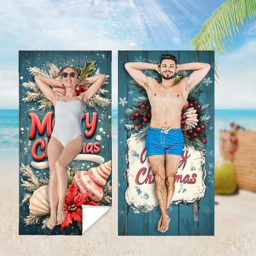Strandtuch XXL 2er Set 90x180 cm, Groß Schnelltrocknendes Mikrofaser Handtuch, Muschel Saunahandtuch Badetuch Weihnachten Microfaser Handtücher Kompakt Sandfest, Schnelltrocknend Strandlaken M-4399 Strandtuch XXL 2er Set 90x180 cm, Groß Schnelltrocknendes Mikrofaser Handtuch, Muschel Saunahandtuch Badetuch Weihnachten Microfaser Handtücher Kompakt Sandfest, Schnelltrocknend Strandlaken M-4399 von YOOYLLCY