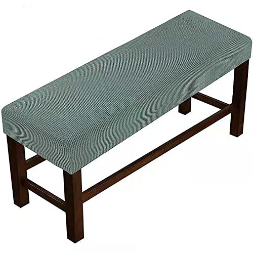 YOPOIY Jacquard Stuhlhussen, Abnehmbar Universal Bezug Für Esszimmer Bank Strecken Bezug Für Esszimmerstuhl Formschlüssig Dining Bench Cover-Grün-160-180cm von YOPOIY