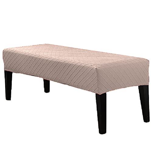 YOPOIY Jacquard Stuhlhussen Elastisch Universal Bezug Für Esszimmer Bank rutschfest Bezug Für Esszimmerstuhl Abnehmbar Dining Bench Cover Für Esszimmer Staubschutzabdeckungen-Kamel von YOPOIY