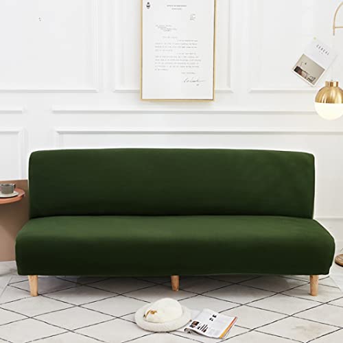 YOPOIY Klappsofa-Abdeckung Stretch-Futon-Schonbezug mit elastischer Unterseite einfarbig Dicker Couch-Abdeckung abnehmbare Futon-Abdeckung mit vollständiger Abdeckung -Grün-1-160-190cm YOPOIY Klappsofa-Abdeckung Stretch-Futon-Schonbezug mit elastischer Unterseite einfarbig Dicker Couch-Abdeckung abnehmbare Futon-Abdeckung mit vollständiger Abdeckung -Grün-1-160-190cm von YOPOIY