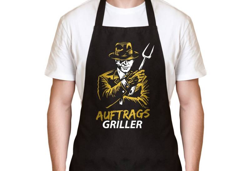 YORA Grillschürze für Männer lustig, (Set, 2-tlg., Grillschürze + personalisierbarer Urkunde), das perfekte Geschenk für alle Männer, die Grillen lieben von YORA