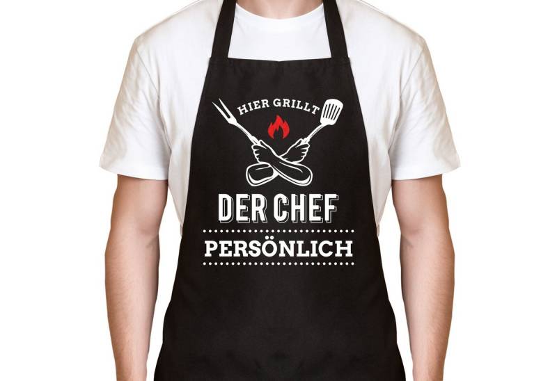 YORA Grillschürze für Männer lustig, (Set, 2-tlg., Grillschürze + personalisierbarer Urkunde), das perfekte Geschenk für alle Männer, die Grillen lieben von YORA