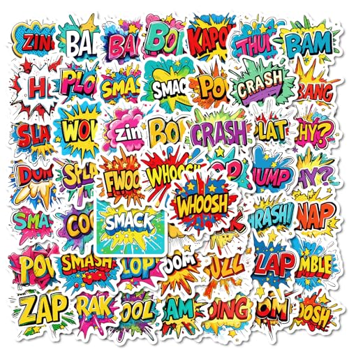 100 Blatt Explosion Wolke Text Graffiti Aufkleber, DIY Cartoon bunte Aufkleber, für Laptop Skateboard Fahrrad Tagebuch Koffer Helm Auto Motorrad wasserdichte Graffiti 100 Blatt Explosion Wolke Text Graffiti Aufkleber, DIY Cartoon bunte Aufkleber, für Laptop Skateboard Fahrrad Tagebuch Koffer Helm Auto Motorrad wasserdichte Graffiti von YORISMAL