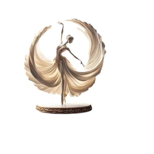 YORISMAL Charmante Ballerina Acryl-Statue Frauen, Moderne Schreibtischdekoration mit Ständer YORISMAL Charmante Ballerina Acryl-Statue Frauen, Moderne Schreibtischdekoration mit Ständer von YORISMAL