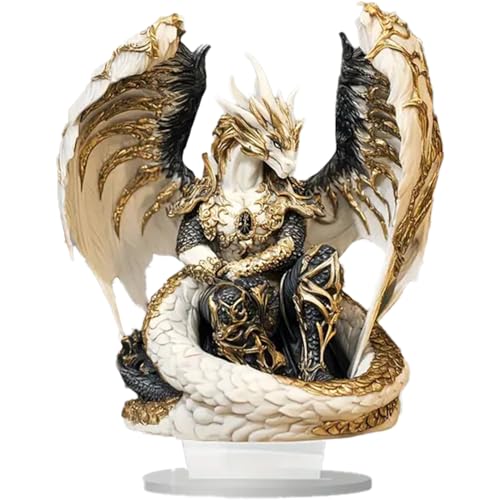 YORISMAL Luxuriöses goldenes Acryl-Dekorationsstück „Sky Dragon“ – einzigartiges Tischaccessoire für Ihr Homeoffice YORISMAL Luxuriöses goldenes Acryl-Dekorationsstück „Sky Dragon“ – einzigartiges Tischaccessoire für Ihr Homeoffice von YORISMAL