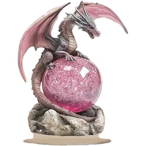 YORISMAL Retro-Bohemian Acryl-Drachen-Kristallkugel-Schild zur Dekoration des Büros – kreatives Geburtstagsgeschenk für Gäste YORISMAL Retro-Bohemian Acryl-Drachen-Kristallkugel-Schild zur Dekoration des Büros – kreatives Geburtstagsgeschenk für Gäste von YORISMAL
