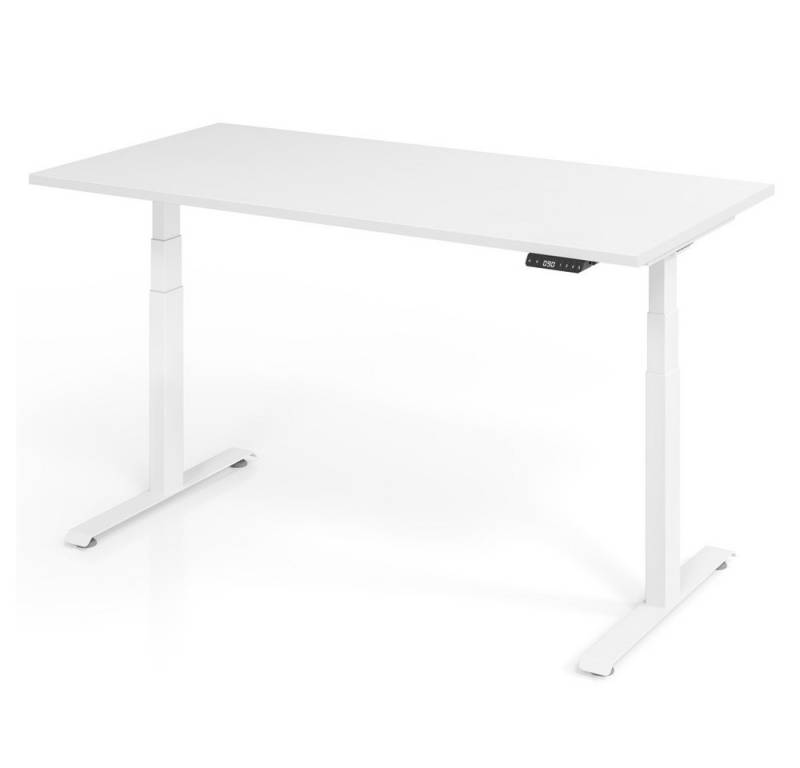 Schreibtisch YOS T5 "SOFORT" höhenverstellbar, 64,5 bis 129,5 cm Arbeitshöhe, elektrisch höhenverstellbar von YOS