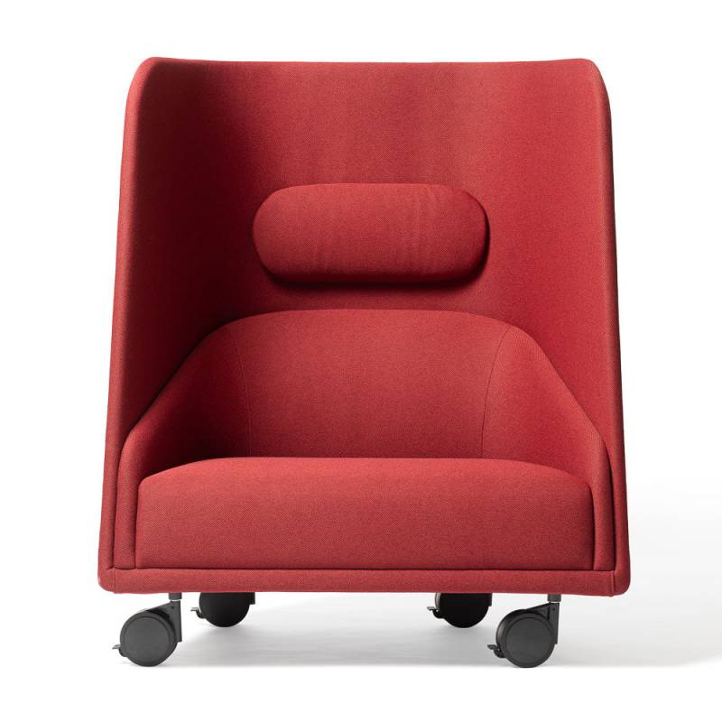 YOS S8 Akustik-Sofa mit Rollen – Mobiles Akustikmöbel Lounge für moderne Arbeitswelten von YOS
