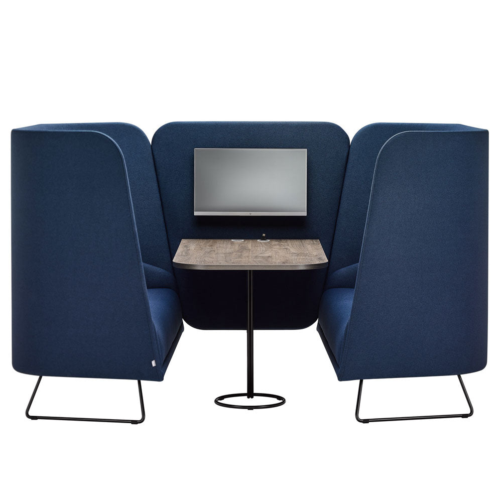 YOS S8 Akustikloge - Loungesofa mit Tisch – Kommunikationszone - Design Sitznische mit Schallschutz YOS S8 Akustikloge - Loungesofa mit Tisch – Kommunikationszone - Design Sitznische mit Schallschutz von YOS