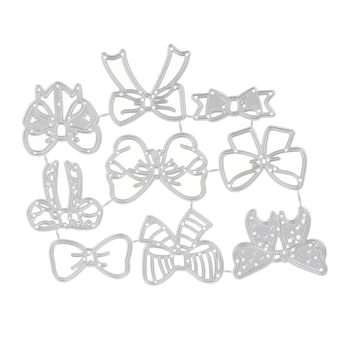 1Stück DIY Bowknot Schneideform Kohlenstoffstahl Verstellbare Präge Handwerkschablone für Papierprojekte von YOSADIER