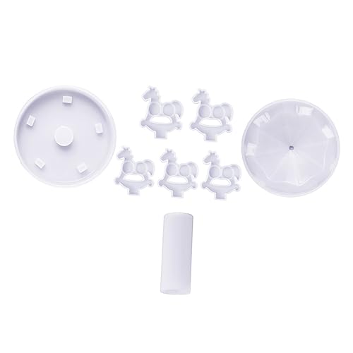 YOSADIER 1 Satz DIY Silikon Rotationsmold für Karussell Dekoration Flexibel Langlebig für Kreative Projekte und für von YOSADIER