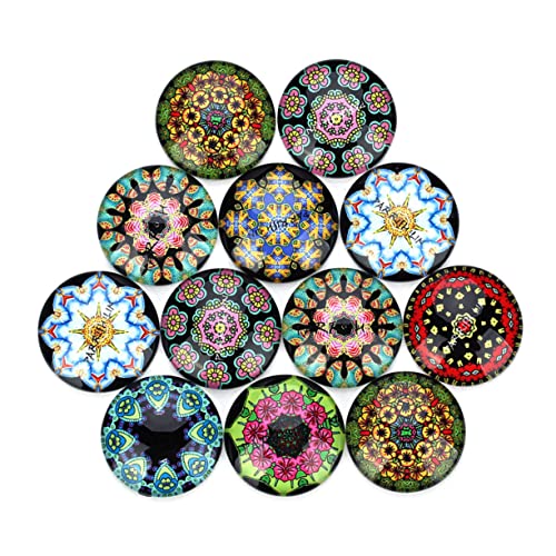 YOSADIER 1 Satz DIY Teiliges Runden Patches Gemischten Farben für Schmuckdesign Bastelarbeiten und Dekorationen Vielseitig Einsetzbar für Schmuck Uhren und Bilderrahmen von YOSADIER