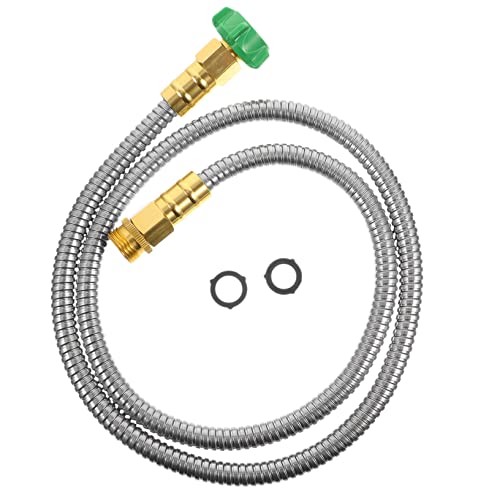 YOSADIER Gartenschlauch Verlängerung 5Ft Flexibler Metallschlauch für Bewässerung und Gartenpflege Uv Beständiger Wasserschlauch YOSADIER Gartenschlauch Verlängerung 5Ft Flexibler Metallschlauch für Bewässerung und Gartenpflege Uv Beständiger Wasserschlauch von YOSADIER