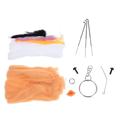 YOSADIER 1 Satz Pinguin stupsen Punch-Needle-Teppich-Kit Bausatz Home Decor wohnungseinrichtung kalanchoe wohnraumdeko Pinguin-Nadelfilz-Kit Pinguin Handwerk Polyester (Polyester) Khaki von YOSADIER