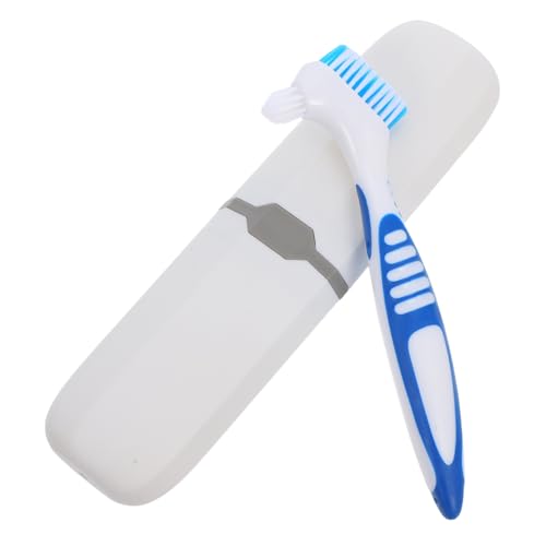 YOSADIER 1 Satz Tragbarer Zahnbürstenhalter mit Aufbewahrungsbox Teiliges für Gründliche von Zahnersatz und Zähnen für Reisen Camping und Täglichen Gebrauch von YOSADIER