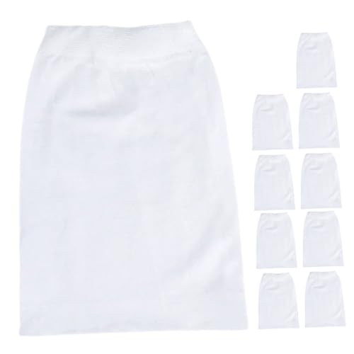 YOSADIER 10 Stück Pool Skimmer Socken Feinmaschig Filterbeutel Wiederverwendbar für Inground und Above Ground Schwimmbecken Schmutzfänger für Siebkorb Poolpumpe Praktisch und Langlebig von YOSADIER
