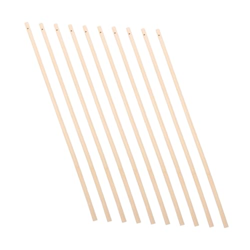 YOSADIER 10 Stück Tragbarer Laternenmast Laternenzubehör Festlicher Laternengriff Laternenstäbe Aus Holz Laternenstangen Aus Holz Laternenholzgriffe Laternenstöcke Beige Kiefernholz von YOSADIER