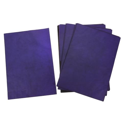 YOSADIER 100 Blatt Kohlepapier Einseitig Blau Carbon Transfer Paper zum Übertragen von Motiven Leinwand Papier Langlebig Schadstofffrei Klare Linien für Kunst und Handwerk von YOSADIER