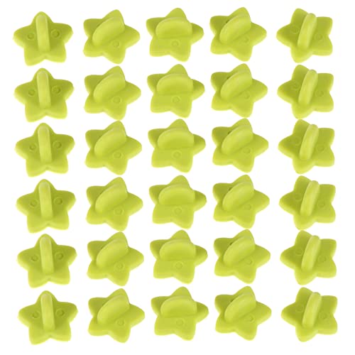 YOSADIER 100stücke Gummi Pin Rückseiten Für Anstecknadeln Fünfzackige Stern Broschenverschluss Diy Zubehör Für Schmuckherstellung Und Bastelprojekte Leicht Und Kompakt von YOSADIER