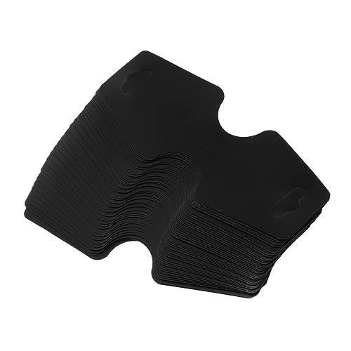 YOSADIER 100 Stück Schwarze Schmuck Halskettenkarten PP Material Halbgefaltet für Schmuckverpackung und Display für Juweliere und Geschenkverpackungen YOSADIER 100 Stück Schwarze Schmuck Halskettenkarten PP Material Halbgefaltet für Schmuckverpackung und Display für Juweliere und Geschenkverpackungen von YOSADIER