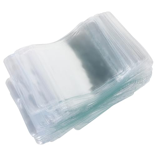 YOSADIER 100 Stücke PVC Schmuckbeutel Reißverschluss Taschen für Ringe Ohrringe Schmuck Aufbewahrungstaschen Versiegelte Beutel für Schmuckprojekte und Kleine Gegenstände von YOSADIER