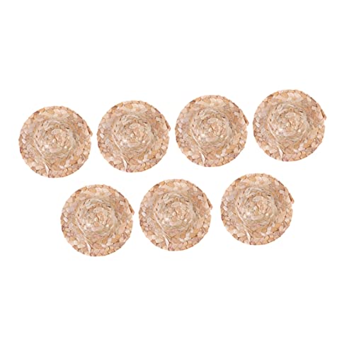 YOSADIER 10stücke Miniatur-strohhüte Zum Basteln Handgewebte Winzige Hüte Für Puppenhaus Dekoration DIY-handwerkszubehör Kleine Mützen Aus Stroh Für Puppen YOSADIER 10stücke Miniatur-strohhüte Zum Basteln Handgewebte Winzige Hüte Für Puppenhaus Dekoration DIY-handwerkszubehör Kleine Mützen Aus Stroh Für Puppen von YOSADIER