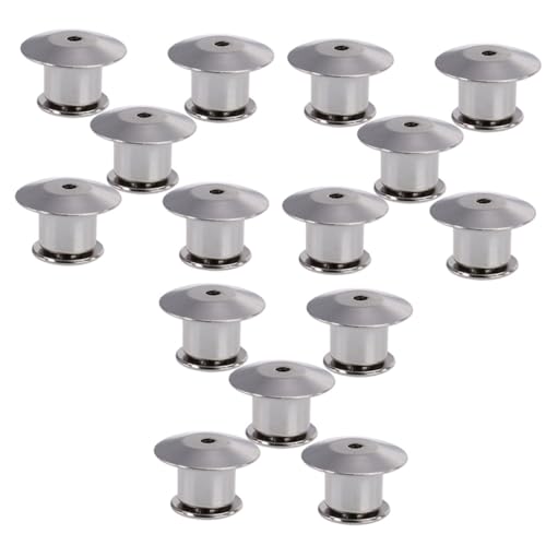 YOSADIER 15 Stück Teiliges Locking Pin Backs in Weißnickel Robustes Legierungsmaterial Werkzeugfrei Sicherer Halt für Anstecker für Schmuckherstellung und DIY Basteleien Langlebig und YOSADIER 15 Stück Teiliges Locking Pin Backs in Weißnickel Robustes Legierungsmaterial Werkzeugfrei Sicherer Halt für Anstecker für Schmuckherstellung und DIY Basteleien Langlebig und von YOSADIER