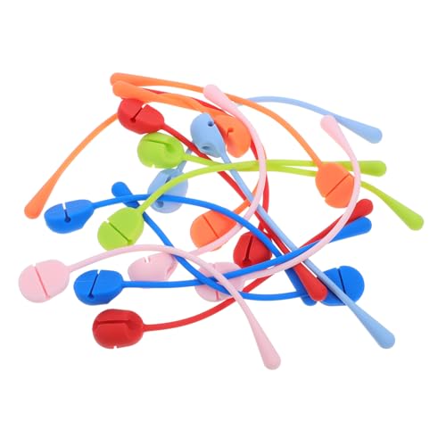 YOSADIER Kabelbinder 16 Stück Silikon Kabelorganisatoren für Schreibtisch Wiederverwendbare Kabelhalter für Kabelmanagement Flexibel und Reißfest YOSADIER Kabelbinder 16 Stück Silikon Kabelorganisatoren für Schreibtisch Wiederverwendbare Kabelhalter für Kabelmanagement Flexibel und Reißfest von YOSADIER