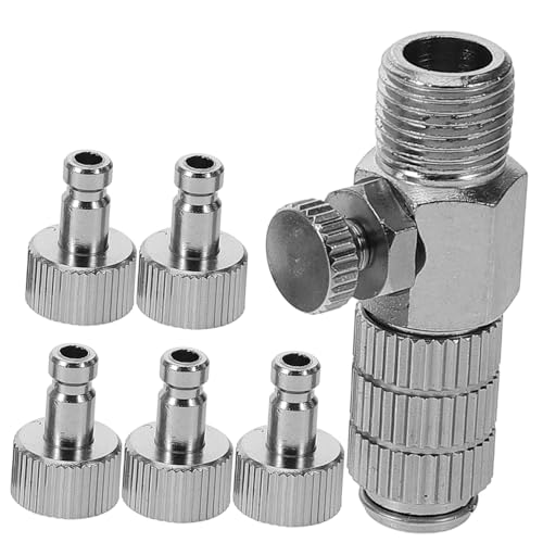 YOSADIER Schlauchadapter Für Airbrush Kupfer-Metall-Connector-Set Kompatibel Mit Luftschlauch Und Kompressor Leicht Und Einfach Anzuschließen YOSADIER Schlauchadapter Für Airbrush Kupfer-Metall-Connector-Set Kompatibel Mit Luftschlauch Und Kompressor Leicht Und Einfach Anzuschließen von YOSADIER