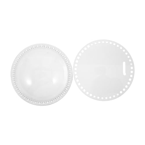 YOSADIER 1Satz DIY Strick und Häkeltaschen mit Transparenter Acrylabdeckung Halbkugelförmiges Design für Handgefertigte Taschen Langlebiges Brett Teiliges Zubehör von YOSADIER