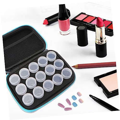 YOSADIER 1Satz Fächer Aufbewahrungsbox für Diamantmalerei Transparente Kunststoffbox mit Modischem Design für Strass und Stickzubehör zum Organisieren und Schützen Beim Transport von YOSADIER