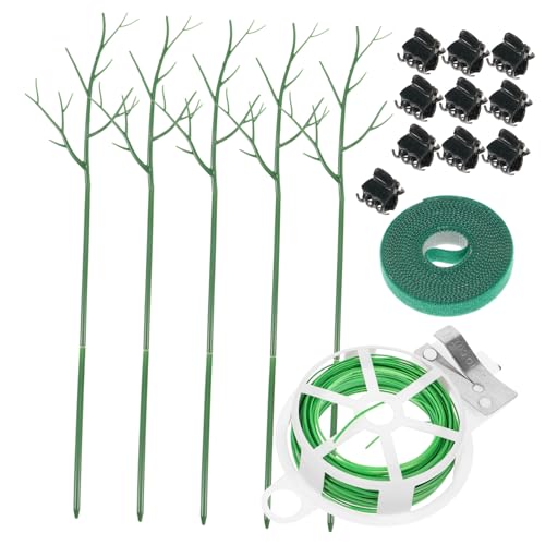 YOSADIER 1Satz Kletterspalier für Topfpflanzen Teiliges mit Stabilen Clips und Bändern Klettergerüst für Garten und Zimmerpflanzen Langlebig und Einfach zu Verwenden YOSADIER 1Satz Kletterspalier für Topfpflanzen Teiliges mit Stabilen Clips und Bändern Klettergerüst für Garten und Zimmerpflanzen Langlebig und Einfach zu Verwenden von YOSADIER