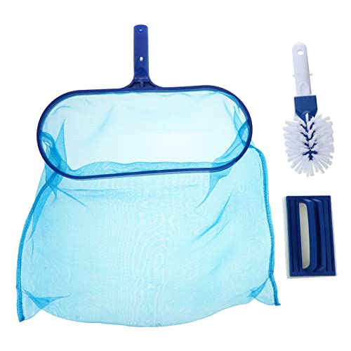 YOSADIER 1Satz Schwimmbad Reinigungsbürsten Kit mit Skimmer Netz und Handreiniger für Effiziente Poolpflege Geeignet für Kleine und Große Pools Langlebig und YOSADIER 1Satz Schwimmbad Reinigungsbürsten Kit mit Skimmer Netz und Handreiniger für Effiziente Poolpflege Geeignet für Kleine und Große Pools Langlebig und von YOSADIER