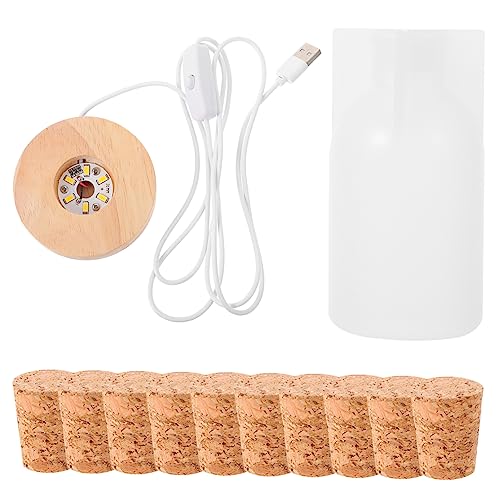 YOSADIER 1Satz Silikonformen Set für DIY Nachtlichter Epoxy Harz Formen mit LED Lampen und Lampensockel für Kreative Handwerksprojekte Wiederverwendbar und Flexibel YOSADIER 1Satz Silikonformen Set für DIY Nachtlichter Epoxy Harz Formen mit LED Lampen und Lampensockel für Kreative Handwerksprojekte Wiederverwendbar und Flexibel von YOSADIER