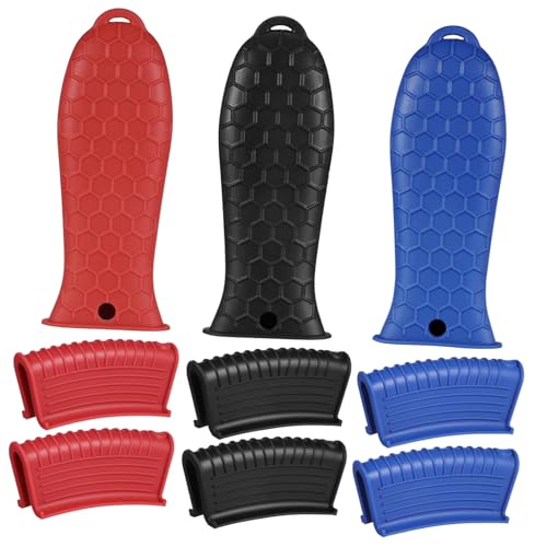 YOSADIER 1Satz Topfgriff Abdeckung Hitzebeständige Gusseisen Griffhülsen mit Ergonomischem Design für Töpfe und Pfannen Langlebig und Pflegeleicht YOSADIER 1Satz Topfgriff Abdeckung Hitzebeständige Gusseisen Griffhülsen mit Ergonomischem Design für Töpfe und Pfannen Langlebig und Pflegeleicht von YOSADIER
