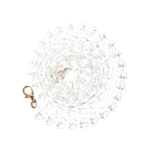 YOSADIER 1Stück Umhängetaschenkette Acryl mit Karabiner Vielseitiger Handtaschenriemen für DIY Accessoires Abnehmbar Langlebig Modisches Design für Clutches und Handtaschen von YOSADIER