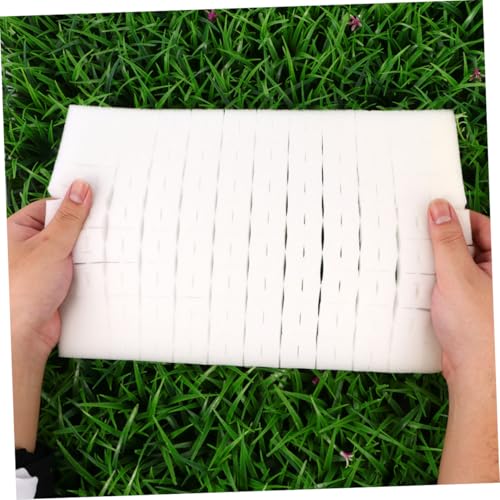 YOSADIER 2 Blatt Hydroponischer Pflanzschwamm Würfel Soilless Kultivierung Gartengerät für Setzlinge Mini Würfel pro Platte Weiß Platzsparend Schnell Wachsend für Gemüse und Wurzelpflanzen von YOSADIER