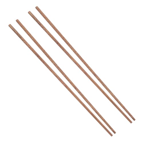 YOSADIER 2 Paare Essstäbchen aus chinesischem Holz holzstäbchen lange Nudelstäbchen lange wiederverwendbare Essstäbchen Wiederverwendbare Essstäbchen zum Kochen hölzern Light Brown von YOSADIER
