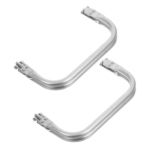 YOSADIER 2 Stück Aluminium Handtaschenrahmen für DIY Geldbörsen Schnappverschluss Rahmen für Taschen und Clutches Langlebig und Leicht für Projekte von YOSADIER