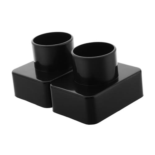 YOSADIER 2 Stück Duct Verbindung Adapter für Klimaanlage Luftauslass Adapter für Fahrzeugbelüftung Robuster Kunststoff Luftkanal Stecker für Autos Einfache Installation und Langlebig von YOSADIER