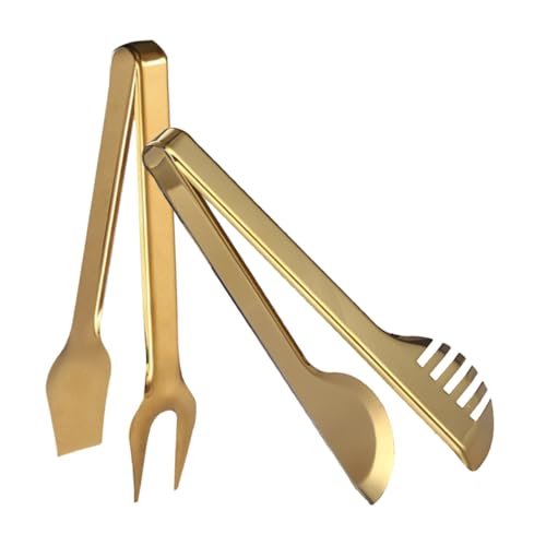 YOSADIER 2 Stück Edelstahl Grillzange Vielseitige Küchen Buffetzangen Ergonomisch Leicht zum Greifen von Brot Kuchen Speisen Praktische Food Tongs für Braten und Barbecue Platzsparend YOSADIER 2 Stück Edelstahl Grillzange Vielseitige Küchen Buffetzangen Ergonomisch Leicht zum Greifen von Brot Kuchen Speisen Praktische Food Tongs für Braten und Barbecue Platzsparend von YOSADIER