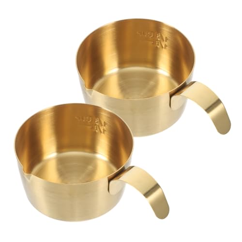 YOSADIER 2 Stück Espressodosierbecher mit Ausgießer und Präzisen Messskalen für Espressomaschinen Auslaufsicheres Design Leicht zu Reinigen für Kaffeeliebhaber von YOSADIER