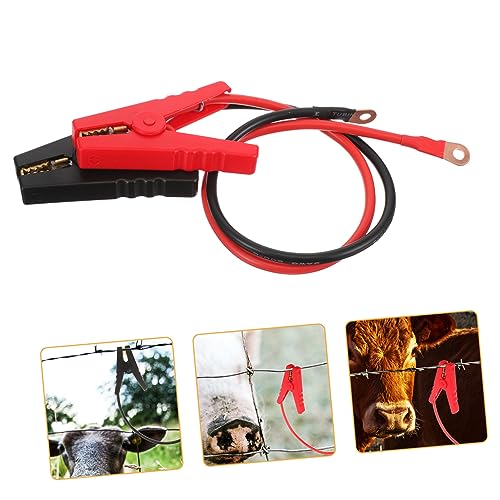 YOSADIER 2 Stück Farm Elektrozäune Sprungkabel mit Krokodilklemmen für Zaunsysteme Kabel für Tierhaltung und YOSADIER 2 Stück Farm Elektrozäune Sprungkabel mit Krokodilklemmen für Zaunsysteme Kabel für Tierhaltung und von YOSADIER