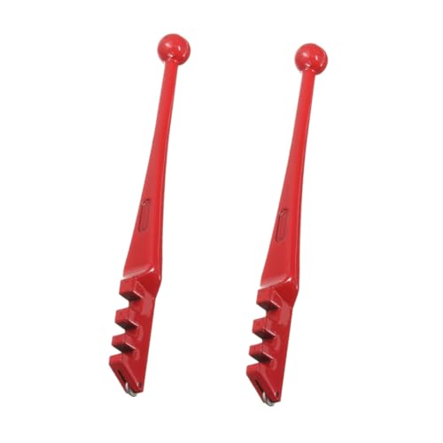YOSADIER 2 Stück Glasschneidewerkzeug glasermesser flaschenschneider glasschneider hochstihl Werkzeug ausschneiden Schneidwerkzeuge Cutter professioneller Glas Brosche Stahl rot von YOSADIER