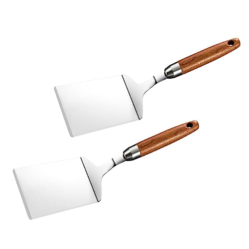 YOSADIER 2 Stück Grillspatel Teilig Multifunktionale Spatel für Teppanyaki Steak und BBQ Robuste und Sichere Küchenhelfer YOSADIER 2 Stück Grillspatel Teilig Multifunktionale Spatel für Teppanyaki Steak und BBQ Robuste und Sichere Küchenhelfer von YOSADIER